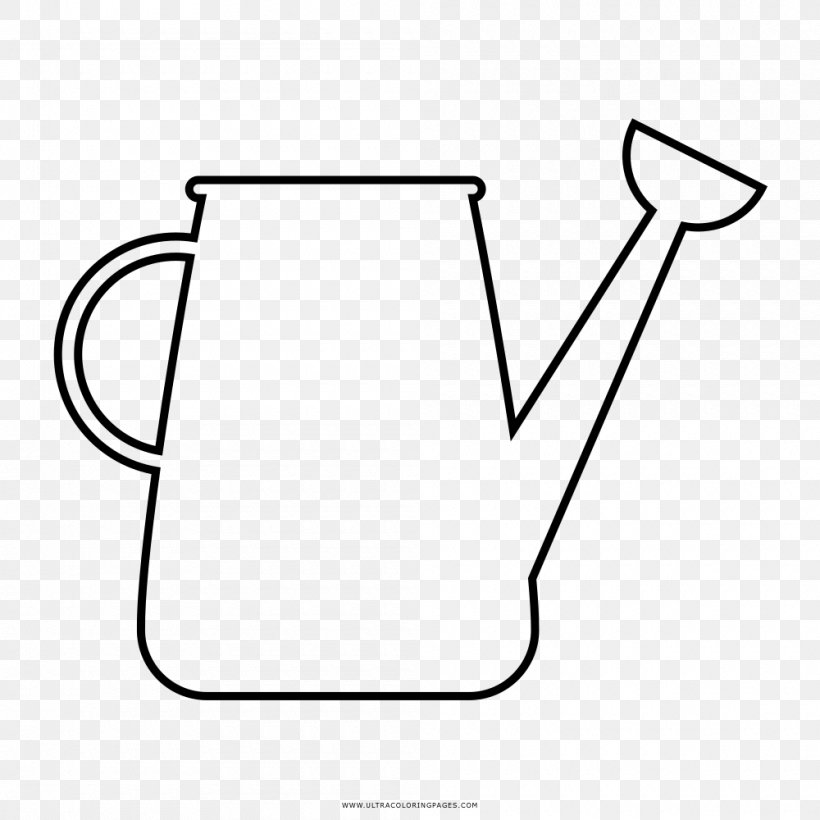Drawing Coloring Book Watering Cans Clip Art, PNG, 1000x1000px, Drawing, Area, Black And White, Book, Child Download Free