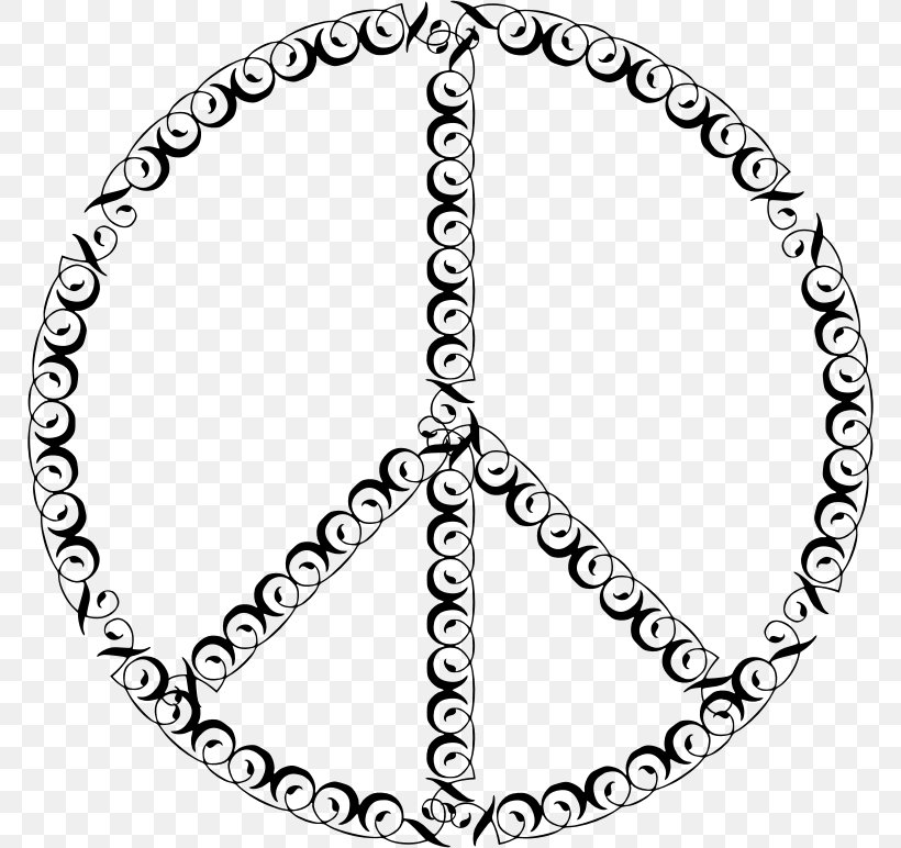 Peace Symbols Doves As Symbols Sign, PNG, 770x772px, Peace Symbols, Ankh, Area, Black And White, Body Jewelry Download Free