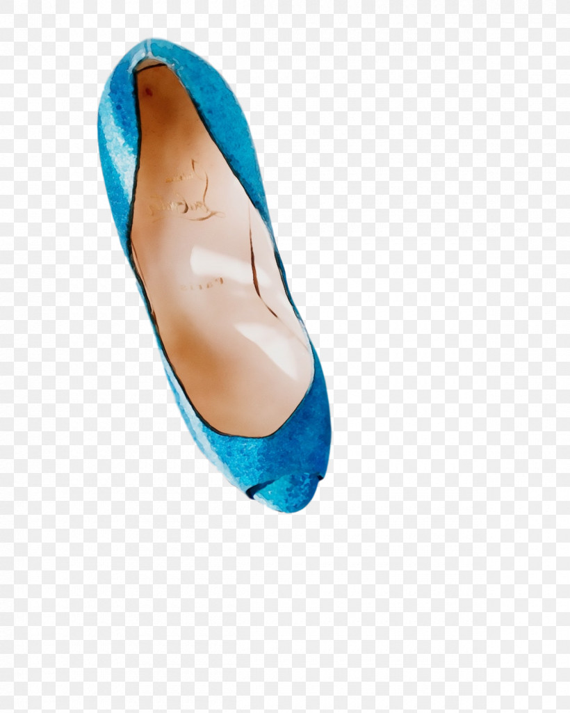 Ballet Flat Shoe Electric Blue M Electric Blue M Turquoise M, PNG, 1200x1500px, Watercolor, Ballet, Ballet Flat, Electric Blue M, Paint Download Free