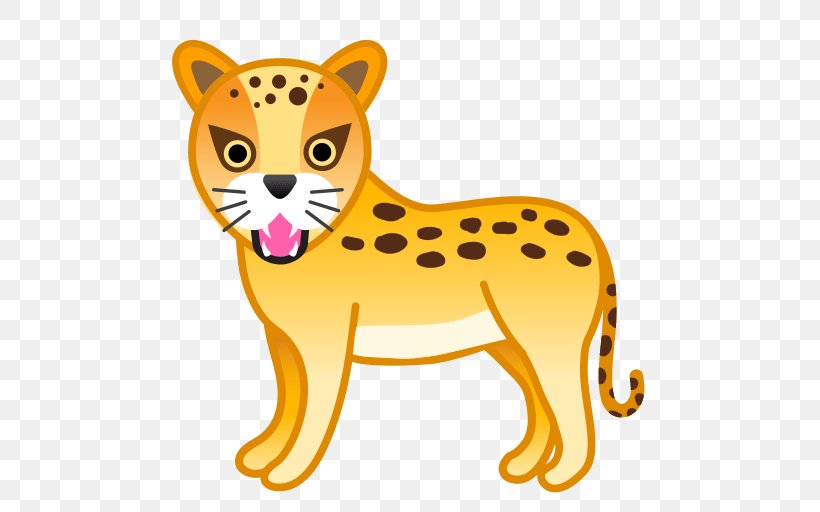 Cat Emoji, PNG, 512x512px, Leopard, Animal, Animal Figure, Big Cat, Big Cats Download Free