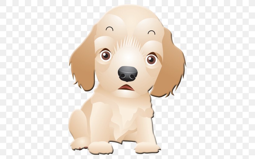 Puppy Dog Breed Companion Dog Golden Retriever, PNG, 512x512px, Puppy, Carnivoran, Cartoon, Companion Dog, Cuteness Download Free