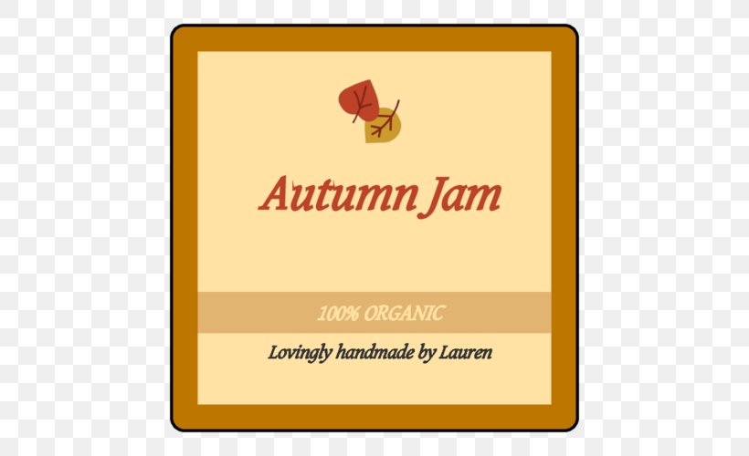 Clip Art Label Logo Brand Jar, PNG, 500x500px, Label, Area, Autumn, Brand, Jam Download Free