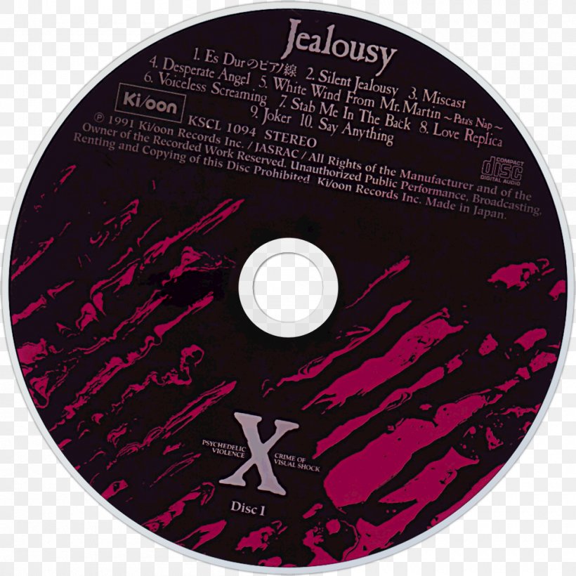 Compact Disc Jealousy X Japan Brand Disk Storage, PNG, 1000x1000px, Compact Disc, Brand, Disk Storage, Dvd, Jealousy Download Free