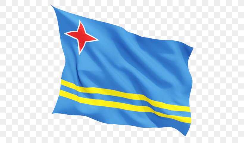 Flag Of Aruba Clip Art, PNG, 640x480px, Aruba, Blue, Electric Blue, Flag, Flag Of Aruba Download Free