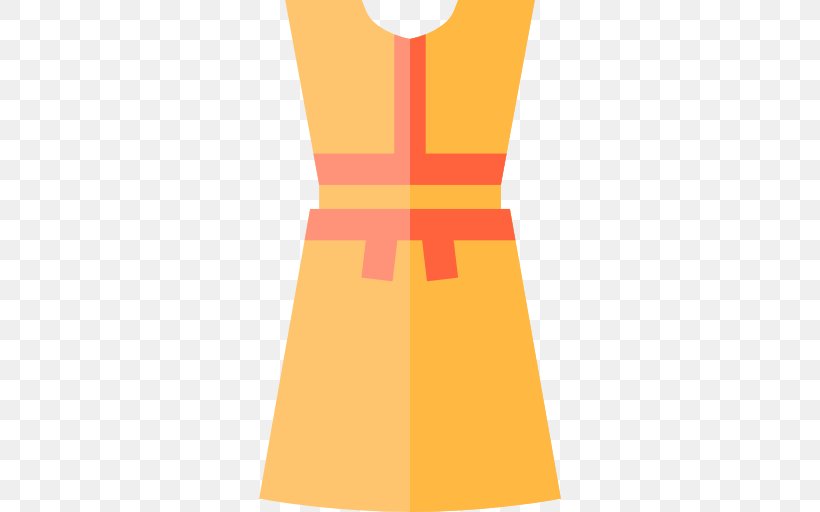 Line Angle Dress, PNG, 512x512px, Dress, Neck, Orange, Yellow Download Free