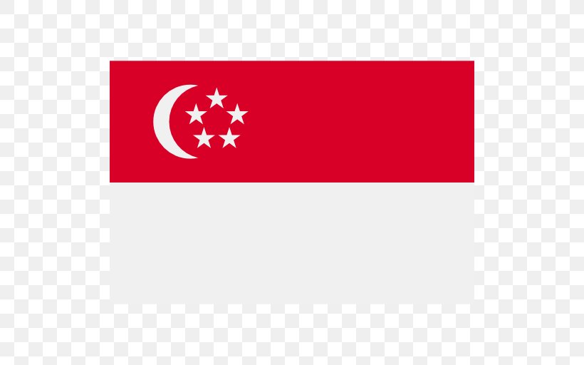 Flag Of Singapore Font Line Brand, PNG, 512x512px, Singapore, Area, Brand, Flag, Flag Of Singapore Download Free