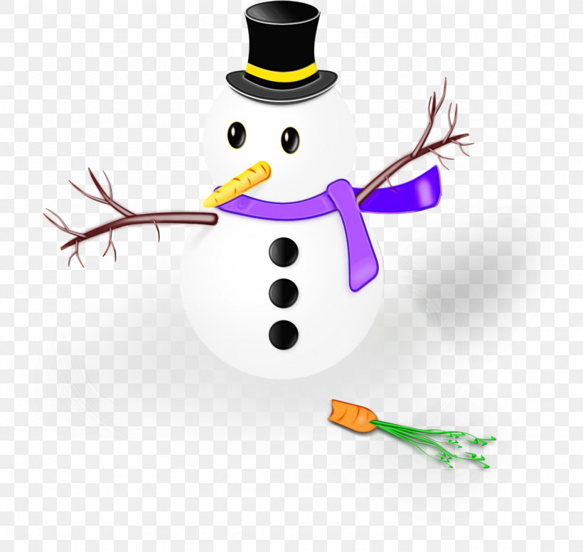 Snowman, PNG, 1280x1213px, Watercolor, Paint, Snowman, Wet Ink Download Free