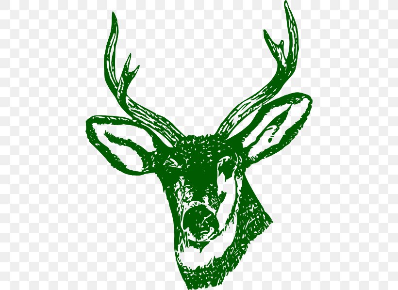 White-tailed Deer Clip Art Red Deer Reindeer, PNG, 468x598px, Deer, Antler, Curtain, Deer Hunting, Douchegordijn Download Free