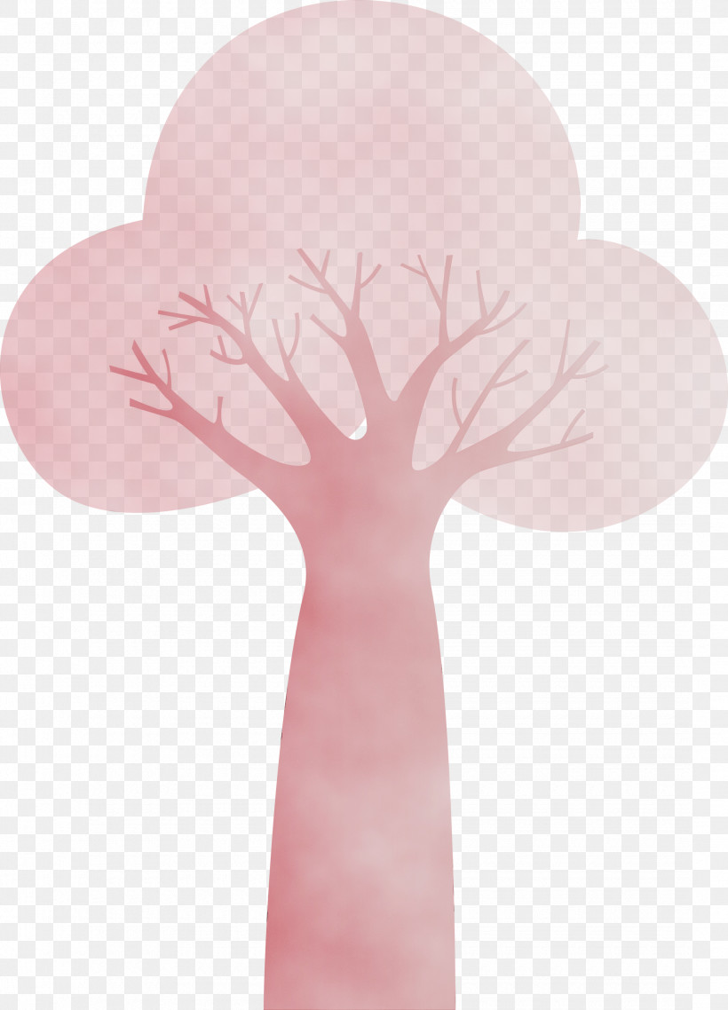 Pink M, PNG, 2160x3000px, Cartoon Tree, Abstract Tree, Paint, Pink M, Watercolor Download Free