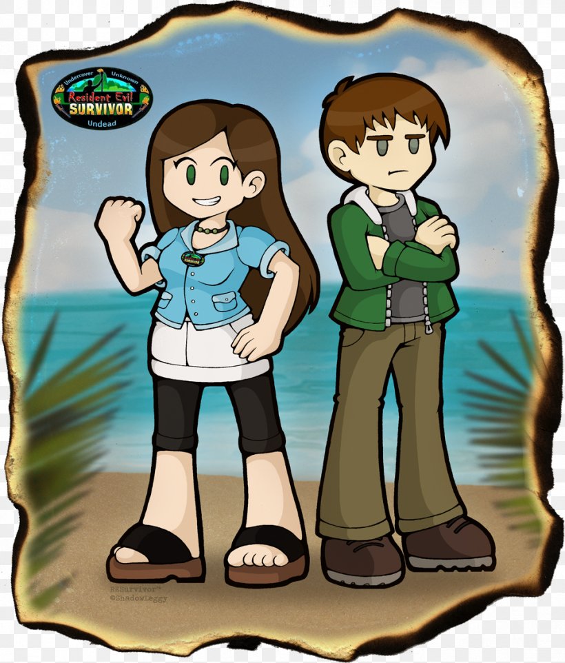 Resident Evil Survivor Resident Evil 4 Rebecca Chambers Leon S. Kennedy, PNG, 966x1134px, Resident Evil Survivor, Ark Thompson, Art, Boy, Cartoon Download Free