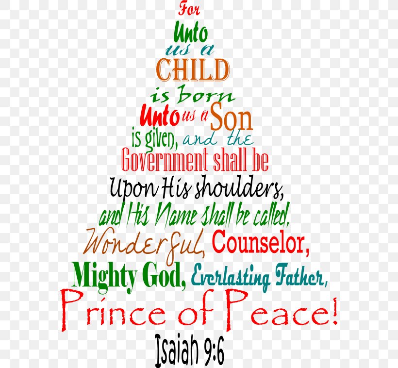 Christmas Tree Bible Isaiah 9 Christmas Day, PNG, 571x758px, Christmas ...