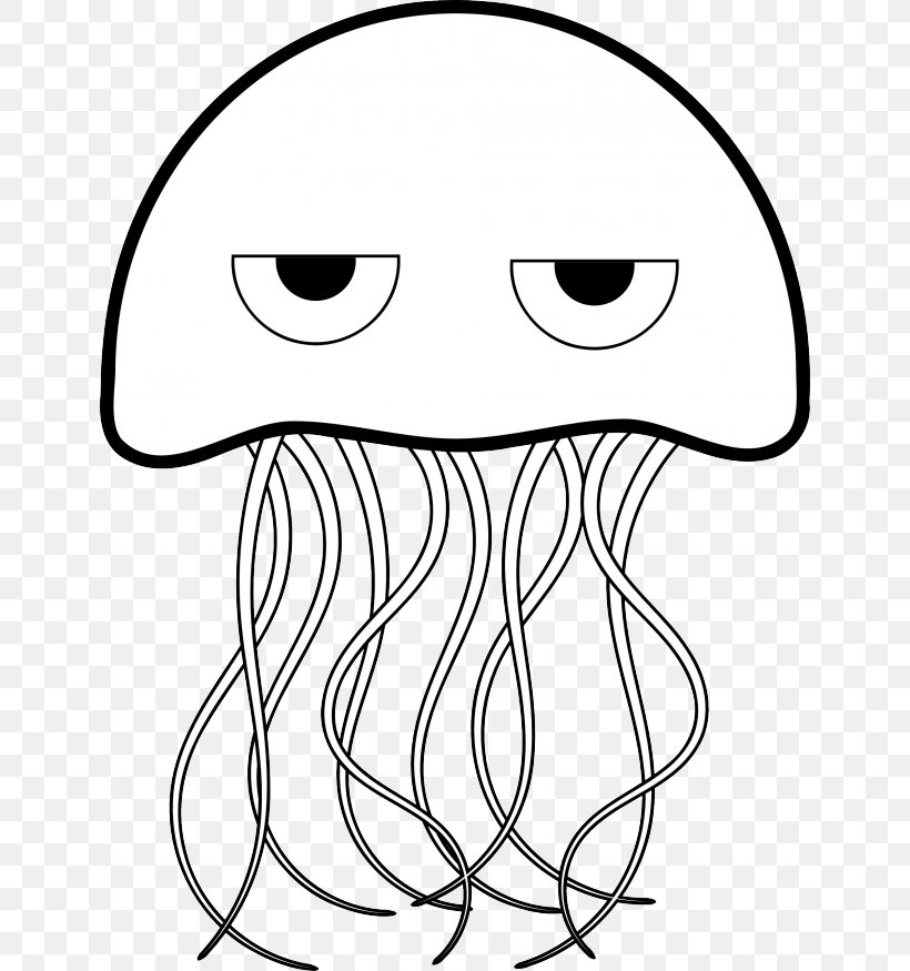 jellyfish coloring book page animal png 640x875px