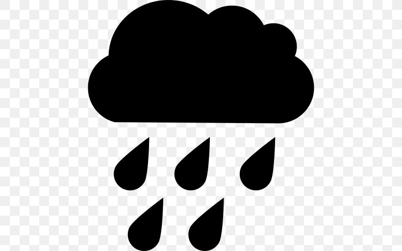 Rainy Season, PNG, 512x512px, Icon Design, Black, Blackandwhite, Cloud, Emoticon Download Free