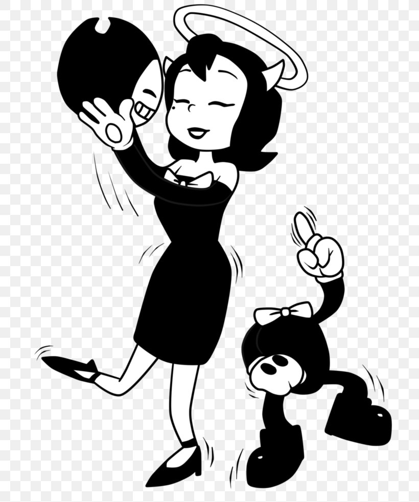 Bendy And The Ink Machine Dance Clip Art Video Games, PNG, 815x981px, Bendy And The Ink Machine, Art, Artist, Black Hair, Blackandwhite Download Free