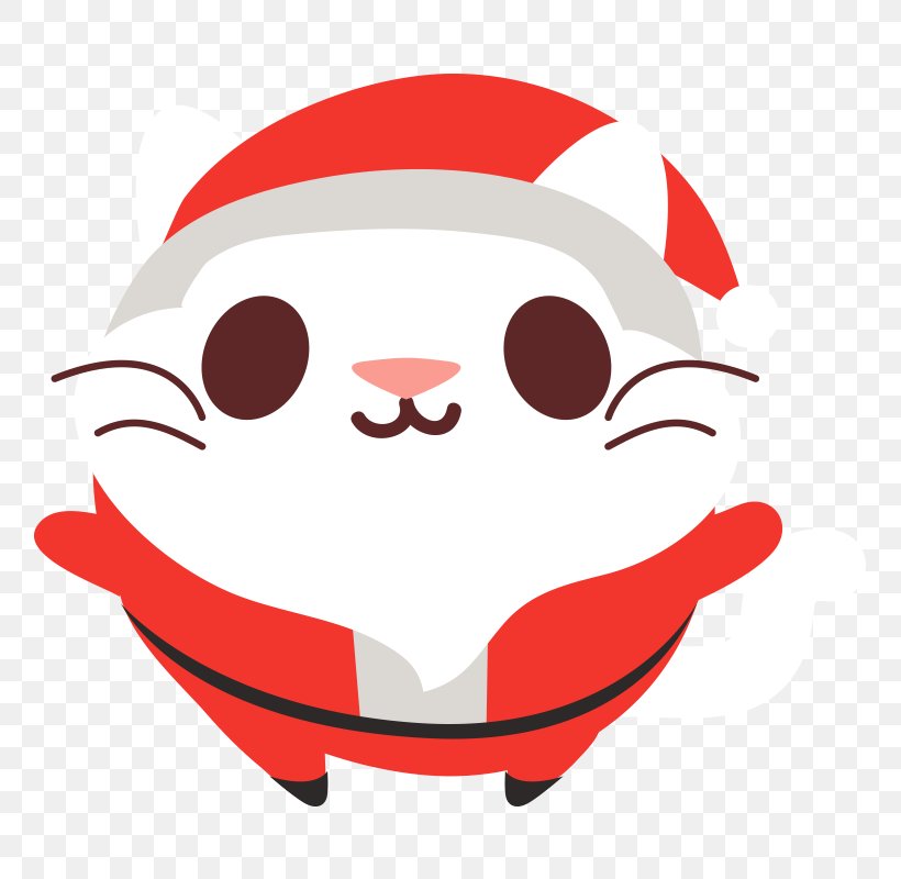 Cat Santa Claus Vector Graphics Costume Image, PNG, 800x800px, Cat, Area, Art, Cat Bell, Christmas Day Download Free