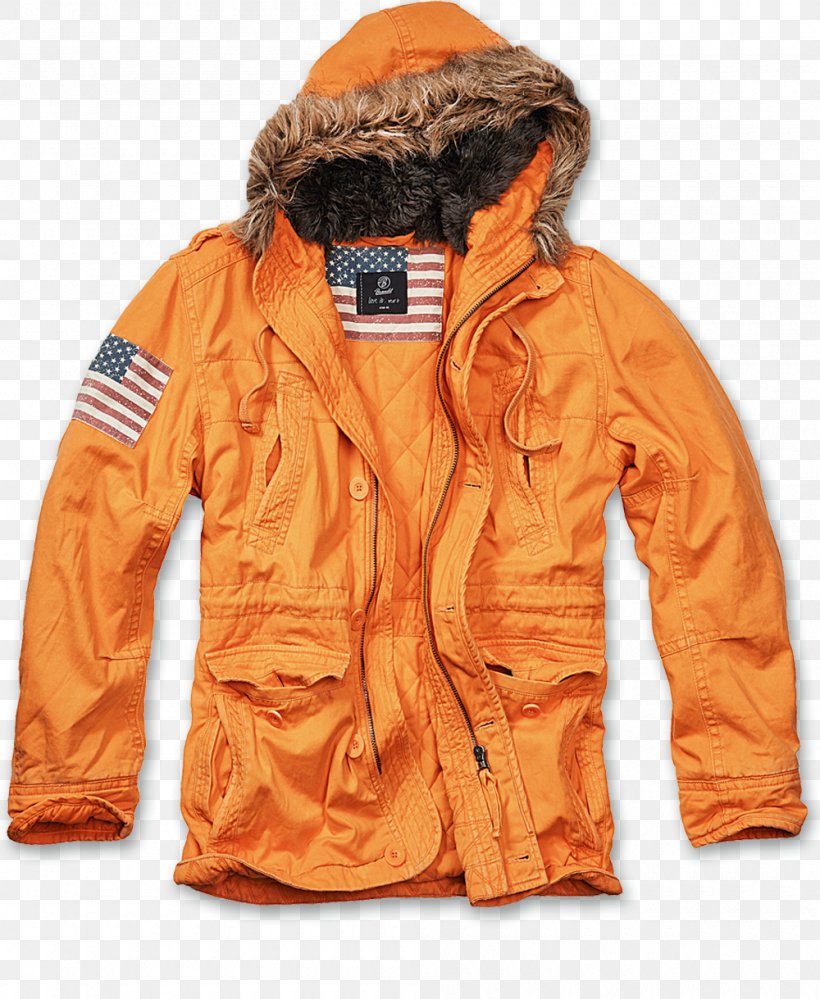 Parka M-1965 Field Jacket Orange Coat, PNG, 1000x1219px, Parka, Clothing, Coat, Fashion, Fur Download Free