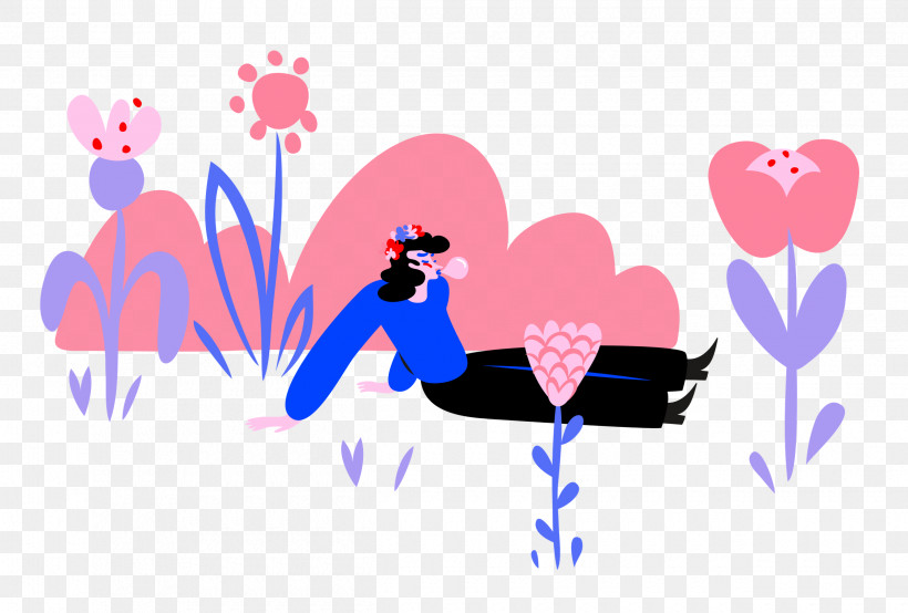 Alone Time Park Flower, PNG, 2500x1691px, Alone Time, Cartoon, Character, Color, Color Scheme Download Free
