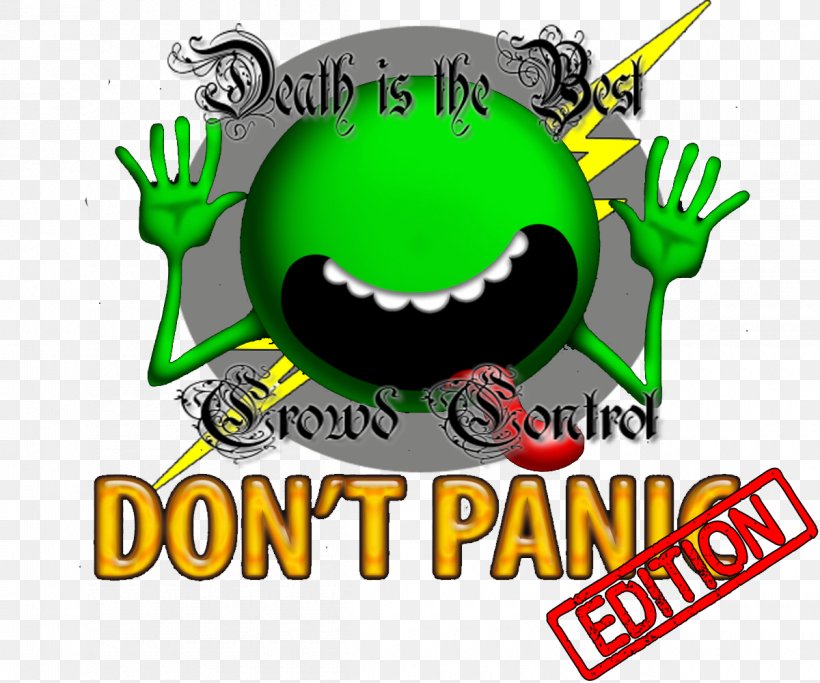 Logo The Hitchhiker's Guide To The Galaxy Clip Art Brand Font, PNG, 1200x1000px, Logo, Brand, Green, Yellow Download Free