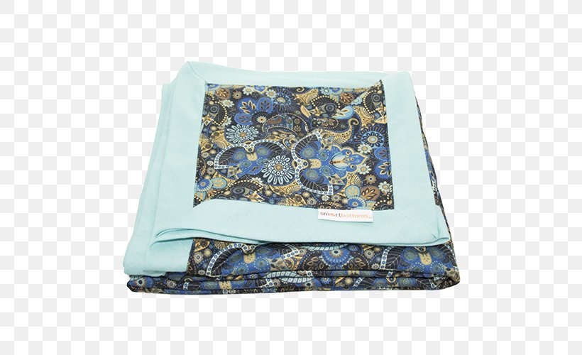 Paisley Place Mats Sleeved Blanket, PNG, 500x500px, Paisley, Blanket, Blue, Place Mats, Placemat Download Free