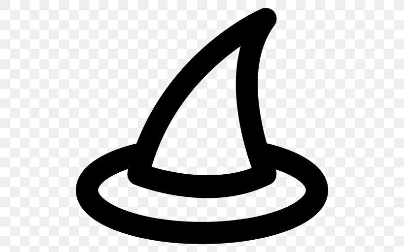 Wizard Hat Icon, PNG, 512x512px, Witchcraft, Blackandwhite, Postscript, Symbol, Witch Download Free