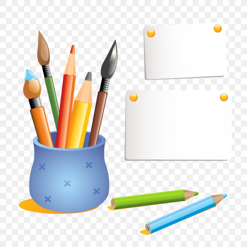 Colored Pencil Drawing Pen & Pencil Cases, PNG, 900x900px, Colored Pencil, Brush, Color, Crayon, Drawing Download Free