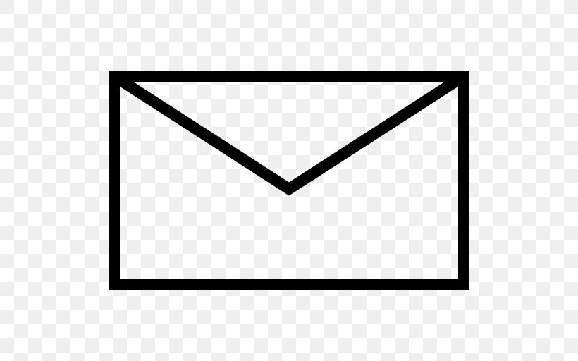 Envelope, PNG, 512x512px, Envelope, Area, Black, Black And White, Image File Formats Download Free