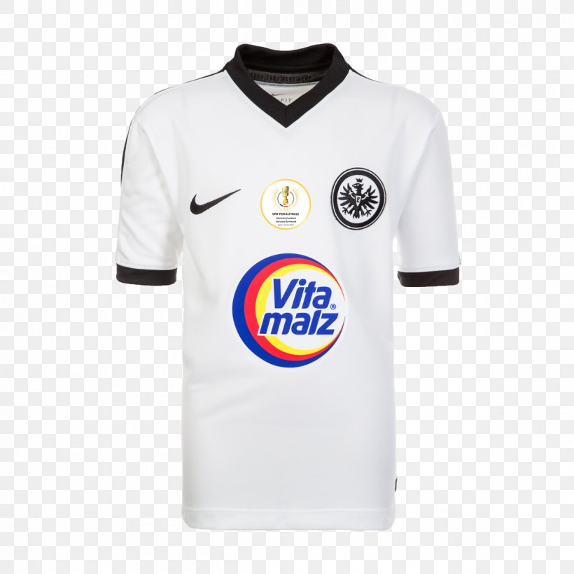 Sports Fan Jersey T-shirt Eintracht Frankfurt Logo Sleeve, PNG, 1200x1200px, Sports Fan Jersey, Active Shirt, Brand, Clothing, Eintracht Frankfurt Download Free