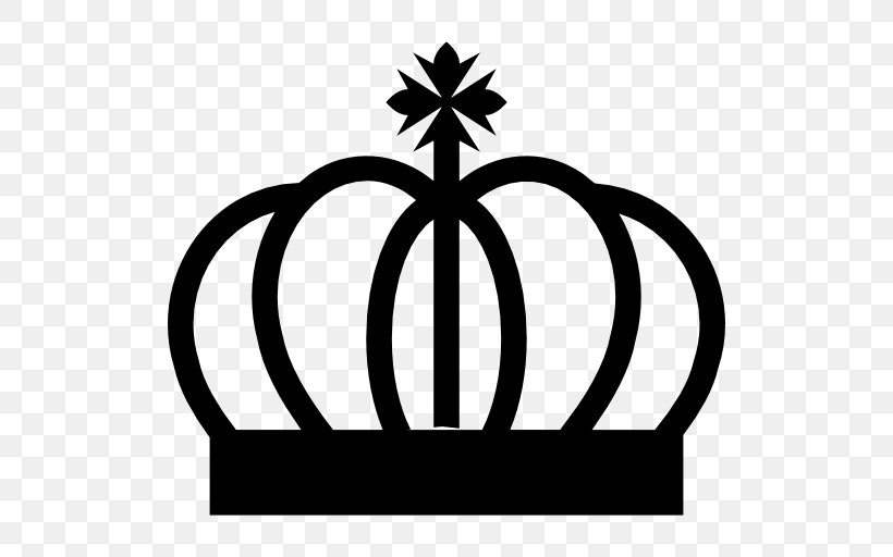 Symbol Crown Cross, PNG, 512x512px, Symbol, Artwork, Black And White, Coroa Real, Cross Download Free