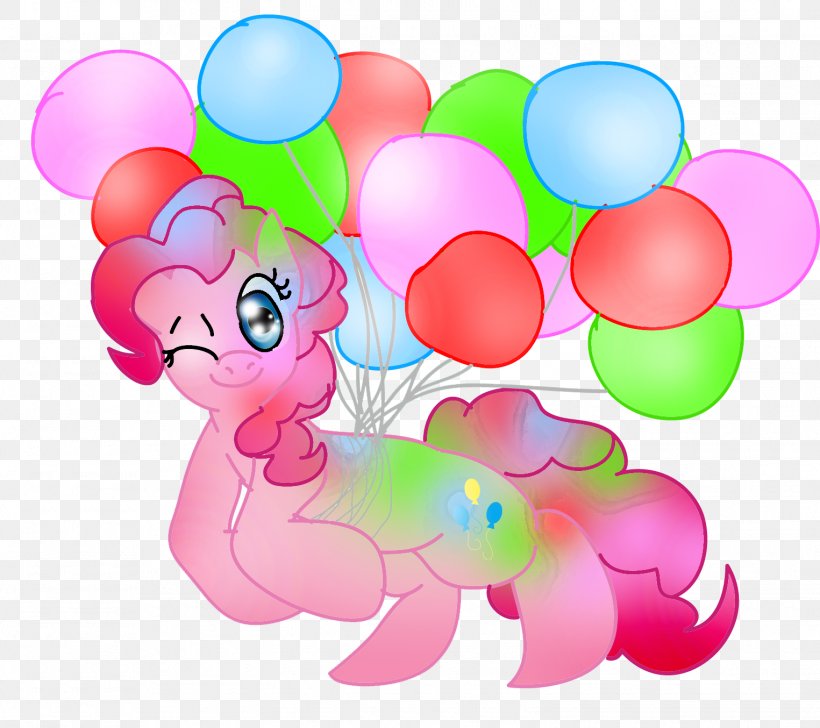 Balloon Pinkie Pie Horse Cutie Mark Crusaders, PNG, 1525x1354px, Watercolor, Cartoon, Flower, Frame, Heart Download Free