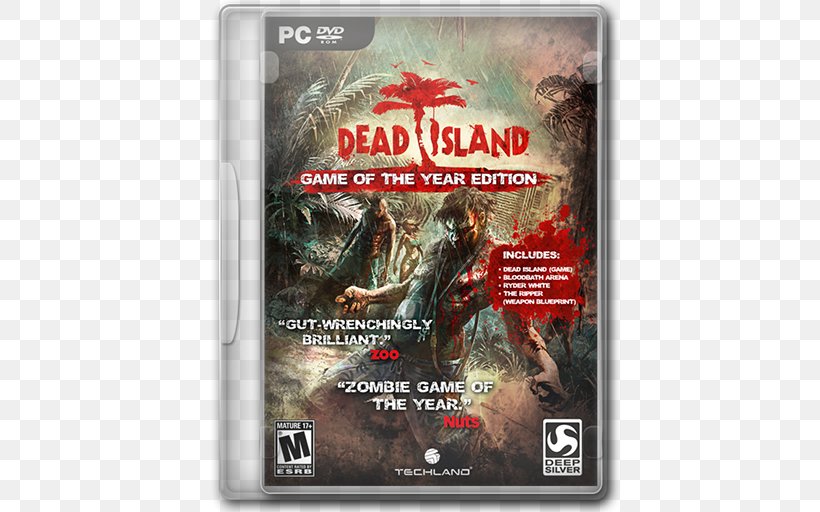 Dead Island: Riptide Xbox 360 The Elder Scrolls V: Skyrim Dynasty Warriors 8, PNG, 512x512px, Dead Island, Action Game, Dead Island Riptide, Downloadable Content, Dynasty Warriors 8 Download Free