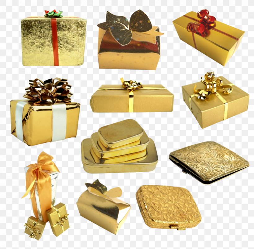 Gift Box Gold New Year, PNG, 839x824px, Watercolor, Cartoon, Flower, Frame, Heart Download Free