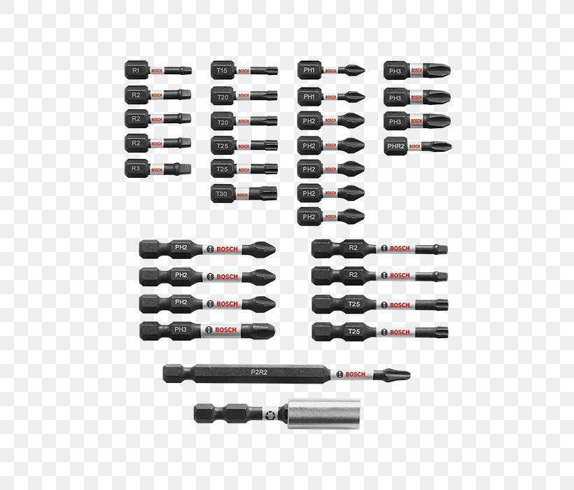 Augers Impact Driver Drill Bit Robert Bosch GmbH, PNG, 500x700px, 51 Piece Screwdriver Bit Set, Augers, Bit, Bit Array, Drill Bit Download Free