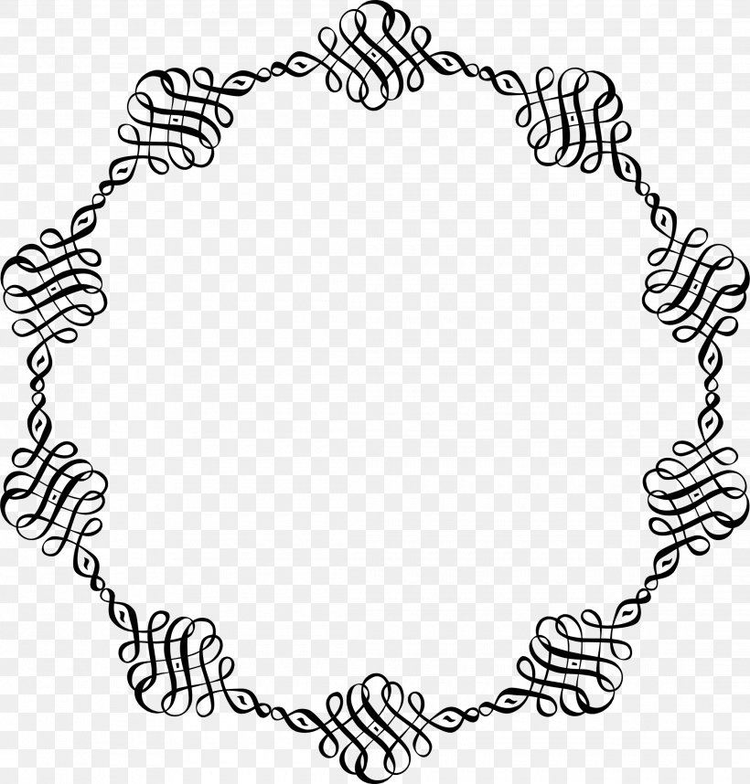 Black And White Line Art Clip Art, PNG, 2220x2324px, Black And White, Area, Black, Body Jewelry, Line Art Download Free