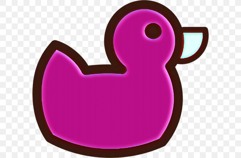 Pink Purple Violet Bird Magenta, PNG, 600x540px, Pink, Bird, Magenta, Purple, Rubber Ducky Download Free