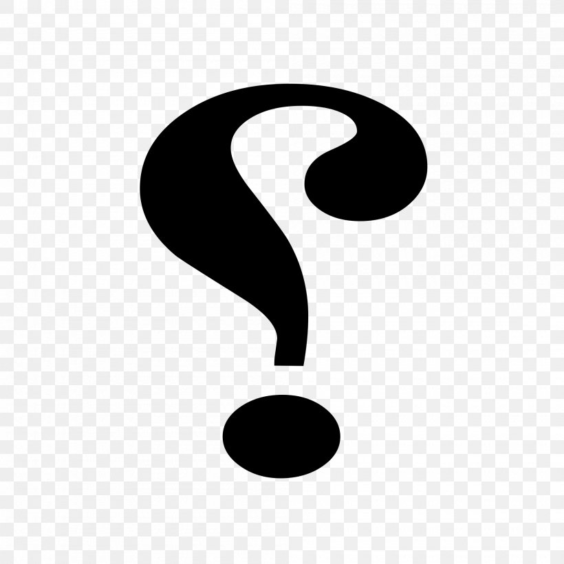 Question Mark Arabic Wikipedia Right-to-left Clip Art, PNG, 2000x2000px, Question Mark, Arabic, Arabic Wikipedia, Black And White, Brand Download Free