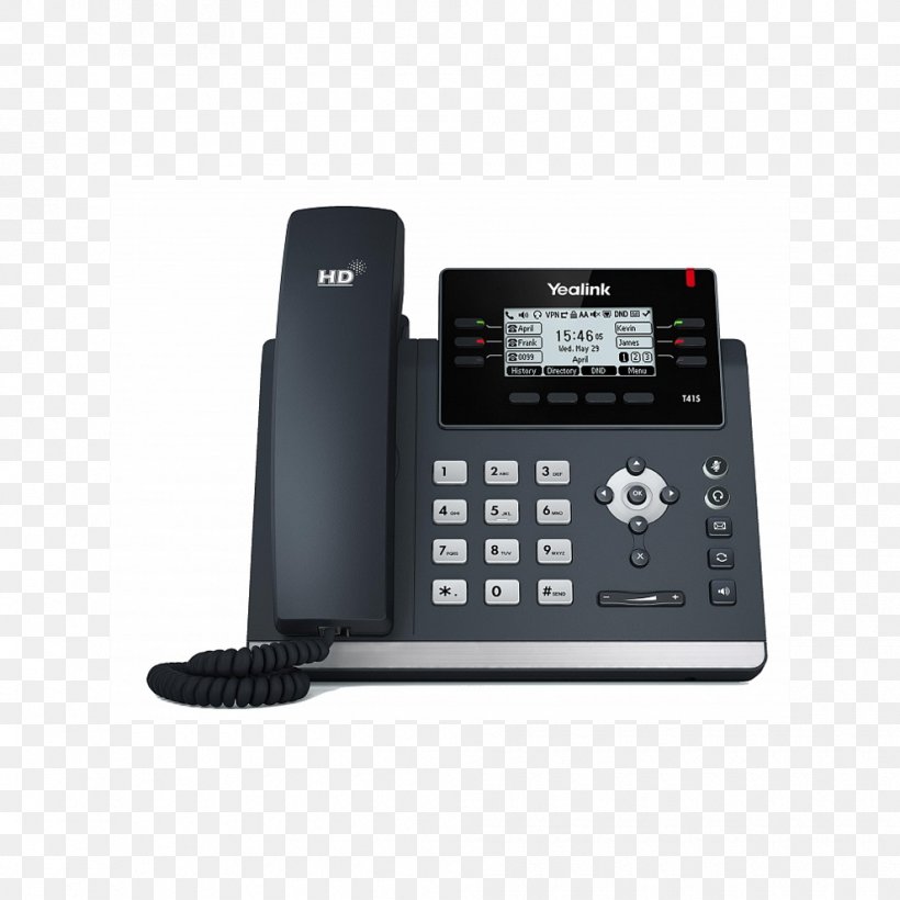 Yealink SIP-T41S VoIP Phone Yealink SIP-T23G Telephone Bluetooth USB Dongle Yealink BT40, PNG, 990x990px, Yealink Sipt41s, Answering Machine, Caller Id, Corded Phone, Electronic Instrument Download Free