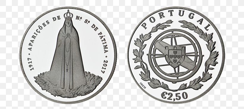 Coin Sanctuary Of Fátima Our Lady Of Fátima Apparitions Of Our Lady Of Fatima Silver, PNG, 700x368px, Coin, Apparitions Of Our Lady Of Fatima, Body Jewelry, Centenario, Currency Download Free