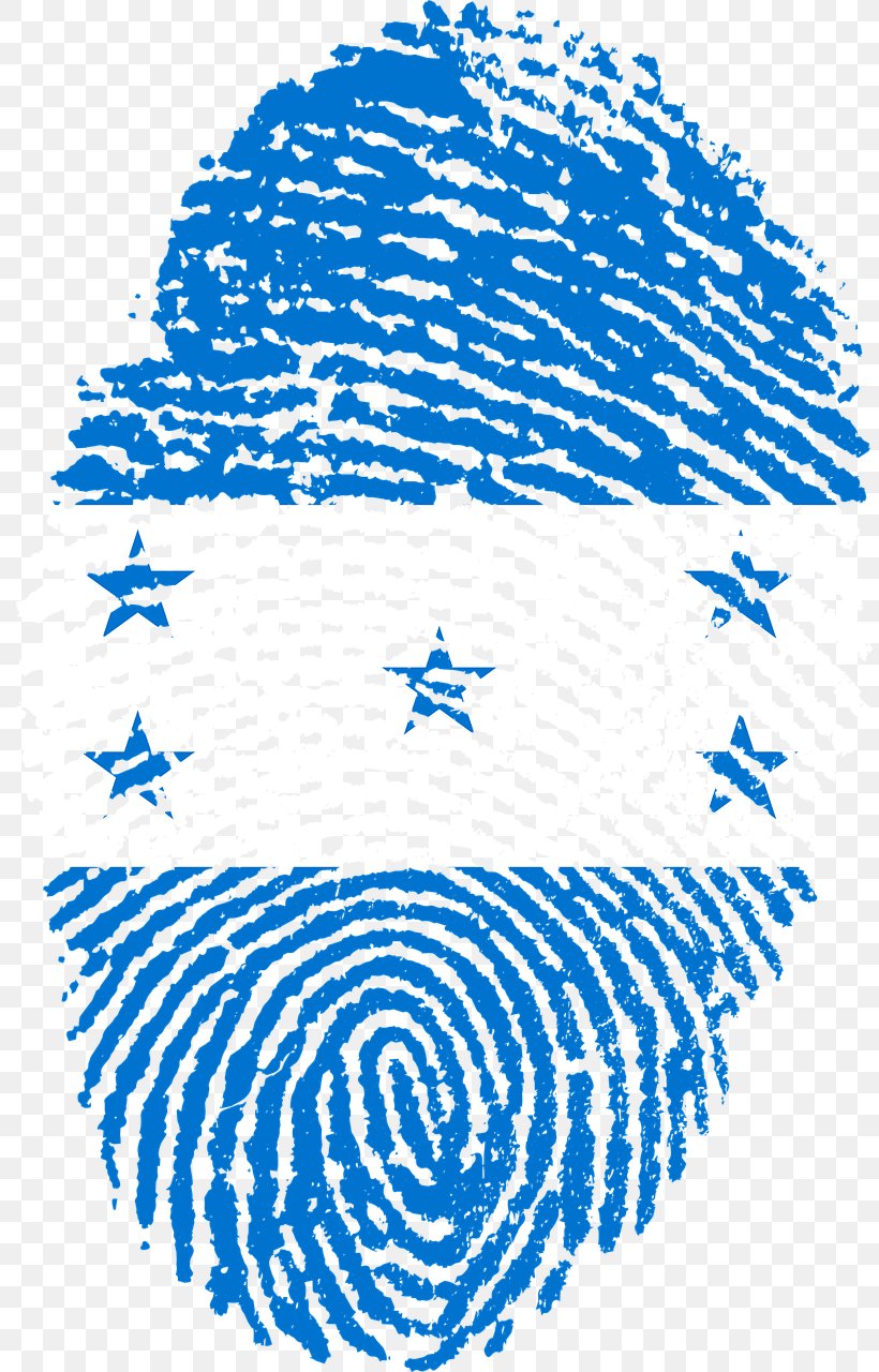 Fingerprint Flag Of Honduras Image United States Of America, PNG, 809x1280px, Fingerprint, Area, Black And White, Blue, Country Download Free