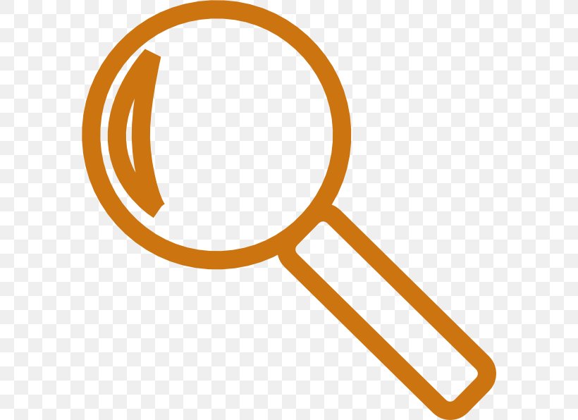 Magnifying Glass Clip Art, PNG, 588x596px, Magnifying Glass, Area, Email, Email Archiving, Orange Download Free