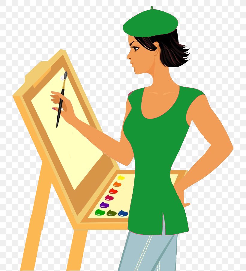 Painter Painting Fotosearch Clip Art, PNG, 739x903px, Watercolor, Cartoon, Flower, Frame, Heart Download Free