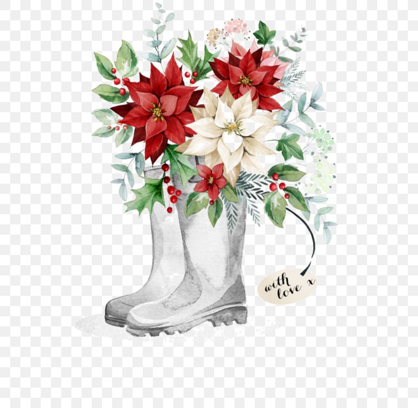 Christmas Card Christmas Gift Clip Art, PNG, 599x800px, Flower, Artificial Flower, Christmas, Christmas Card, Christmas Decoration Download Free