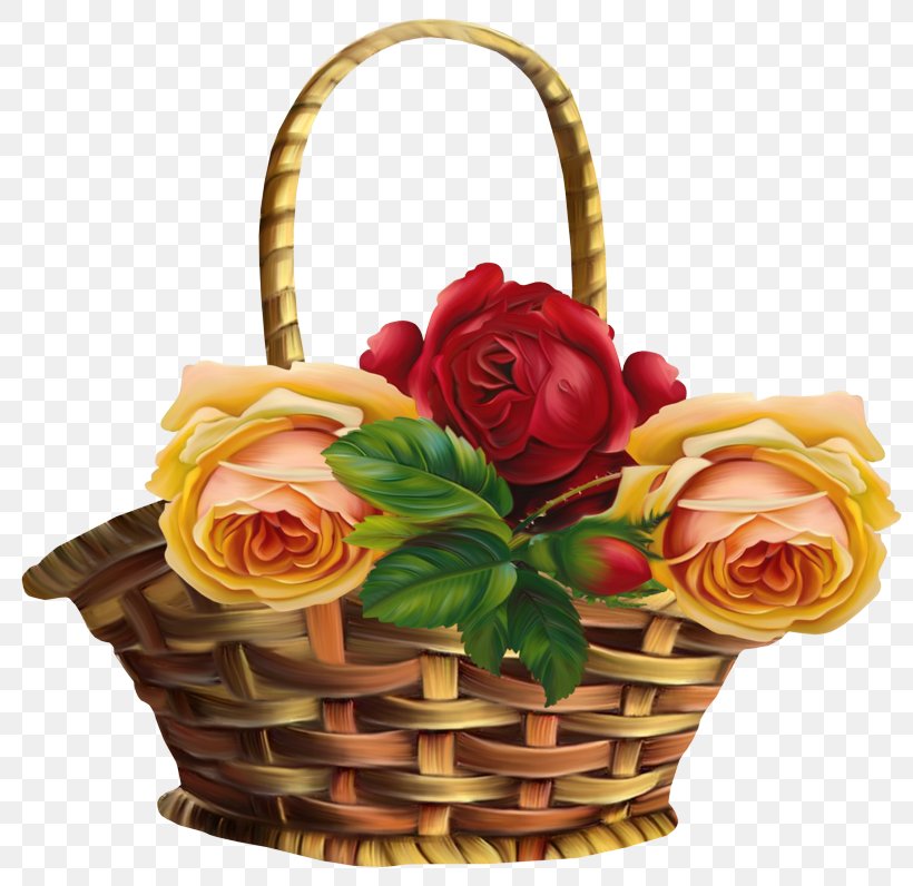 Garden Roses, PNG, 800x796px, Rose, Basket, Cut Flowers, Flower, Garden Roses Download Free