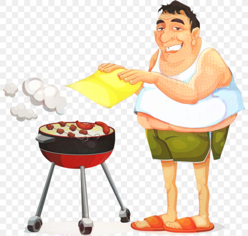 Junk Food Cartoon, PNG, 799x781px, Barbecue, Asado, Barbecue Grill, Cartoon, Cooking Download Free