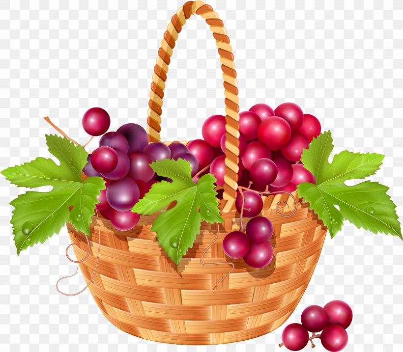 Common Grape Vine Fruit Basket, PNG, 5000x4377px, Common Grape Vine, Basket, Berry, Cranberry, Diet Food Download Free