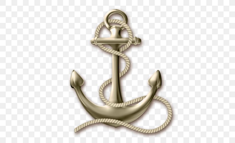Vector Graphics Anchor Rope Ship Stock Illustration, PNG, 500x500px, Anchor, Brass, Fashion Accessory, Jewellery, Logo Download Free