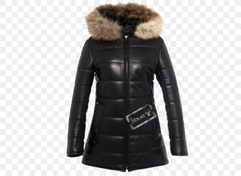 Leather Jacket Parka Hood Fur Overcoat, PNG, 600x600px, Leather Jacket, Black, Black M, Clothing, Coat Download Free