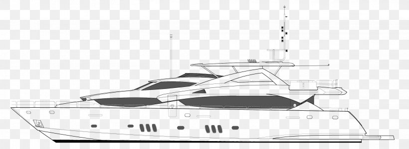 Luxury Yacht Motor Boats Boating 08854, PNG, 2826x1037px, Luxury Yacht, Architecture, Black And White, Boat, Boating Download Free