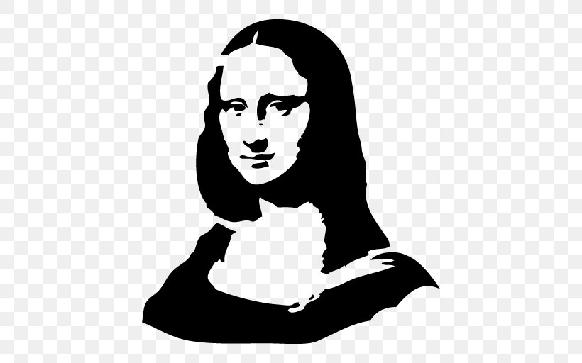 Mona Lisa Stencil Graffiti Art, PNG, 512x512px, Mona Lisa, Art, Artwork, Black And White, Deviantart Download Free