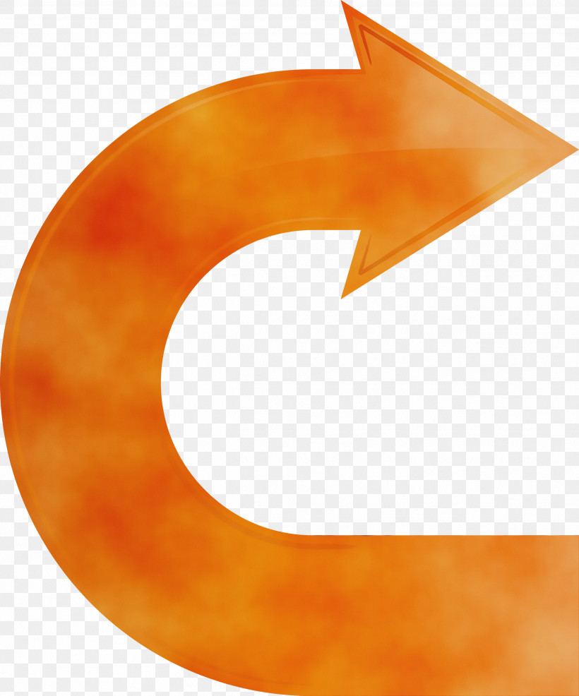 Orange, PNG, 2494x3000px, U Shaped Arrow, Circle, Logo, Orange, Paint Download Free
