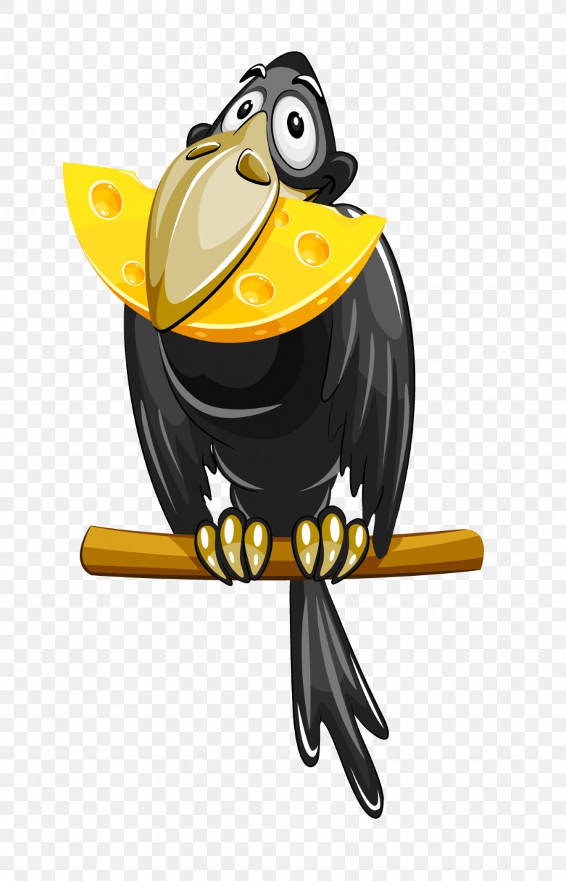 The Fox And The Crow Cheese Clip Art, PNG, 1035x1611px, Fox And The Crow, Beak, Bird, Cheese, Crow Download Free